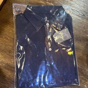 Navy Masters Tech polo- medium